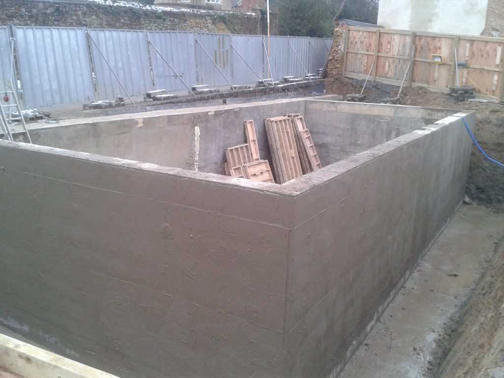 Type A - external cementitious waterproofing