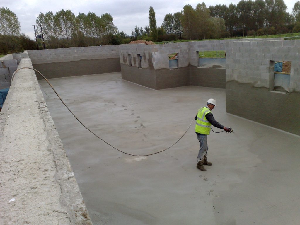 Type A - internal cementitious waterproofing