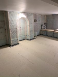 Cellar waterproofing